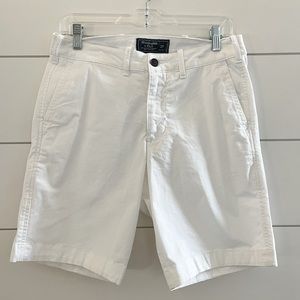 Mens Abercrombie & Twill Plainfront Shorts - Size 29